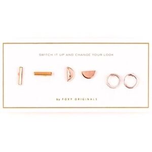 Foxy Originals Geo Stud Post Earrings Set
